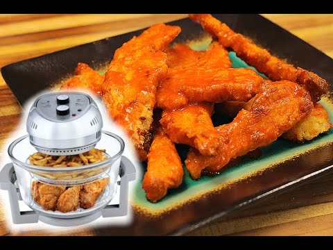 Air Fryer Buffalo Chicken Tenders - airfryer recipe - air fryer recipes - big boss air fryer