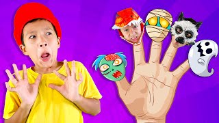 Finger Family | Mummy, Dino, Wolf and Ghost | Kids Song