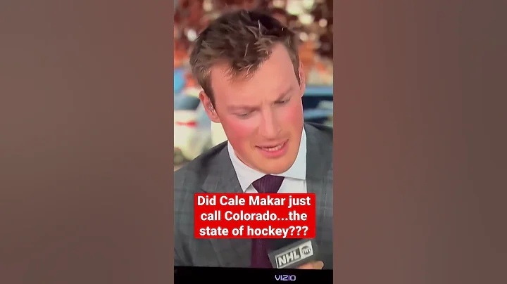 Did Cale Makar just call Colorado... the State of ...