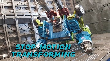 Stop Motion Transforming Onslaught #transformation #toys #vlog