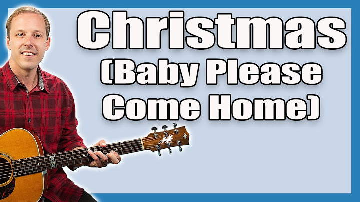 Christmas (Baby Please Come Home) Guitar version - Guitar performance video thumbnail