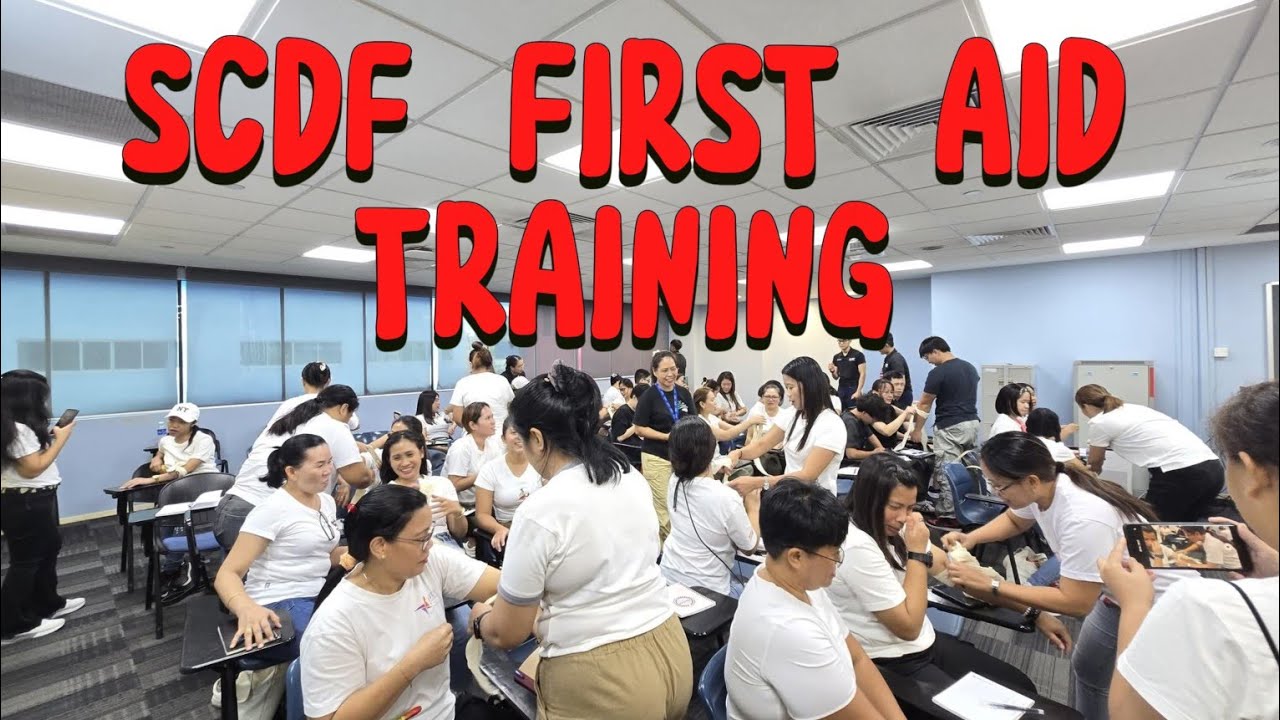 SCDF FIRST AID TRAINING - YouTube