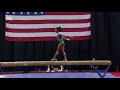 Simone Biles Debuts New Double Double Beam Dismount | Champions Series Presented By Xfinity