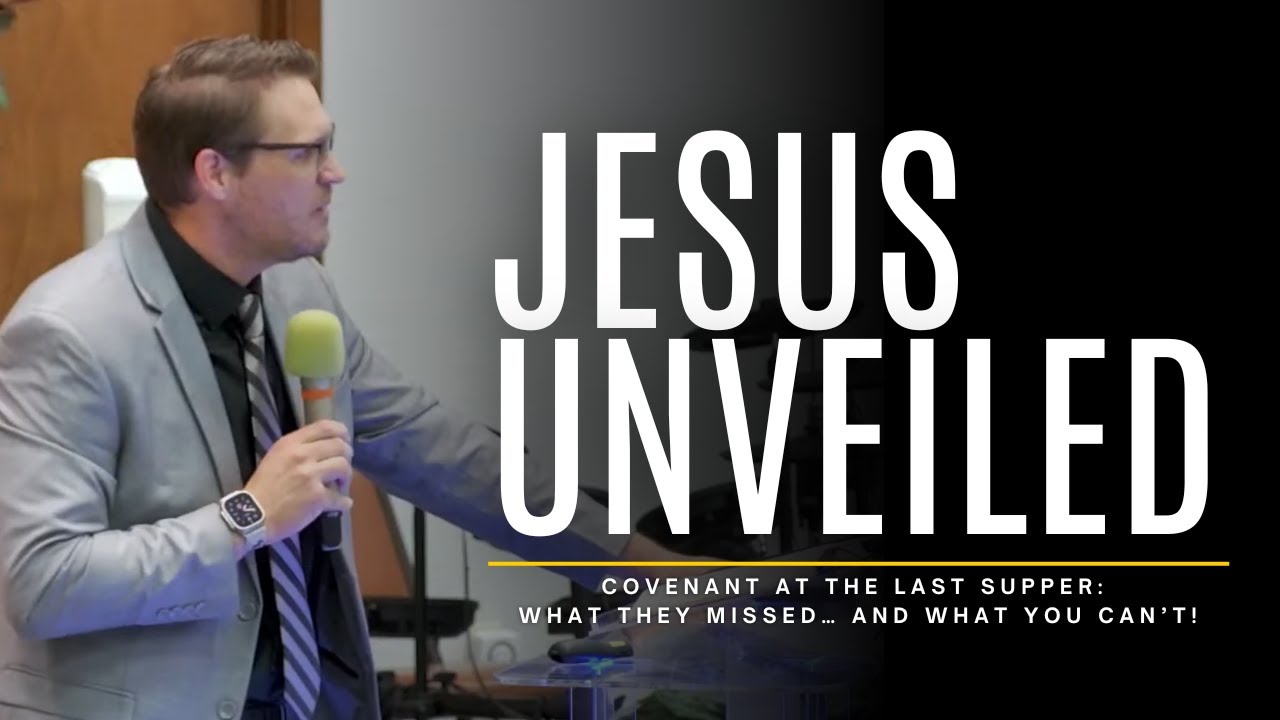 Pastor Chris Buscher preaching from Luke 22 about the Last Supper, communion, betrayal, and the new covenant in Jesus’ blood.