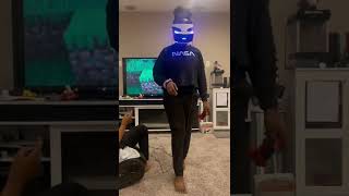 MINECRAFT VR!!! #minecraft #funny #family #playstation #vr #ps4 #psvr #gaming #gamingvideos screenshot 4