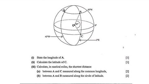 Shortest Distance in Earth Geometry Question