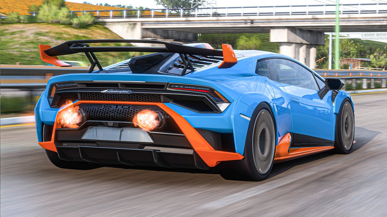 CHEGOU A NOVA LAMBORGHINI HURACAN STO NO FORZA HORIZON 5 (O CARRO COM ...