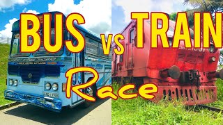 Sri Lanka Railways Trainz Vs Bus Race