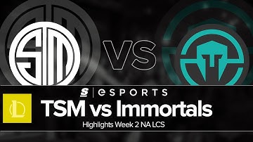 Highlights: TSM vs IMT (NA LCS Summer W2D3 Full Series)