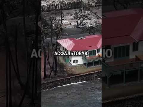 Как этот дом с красной крышей пережил жуткий пожар на Гавайях