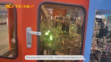 Welding of Four-way valve copper tubes | Automatic brazing machine