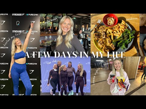 SPEND A FEW DAYS WITH ME | Catch ups, Hosting a run club with Gymshark (!!), Girls night out + MORE