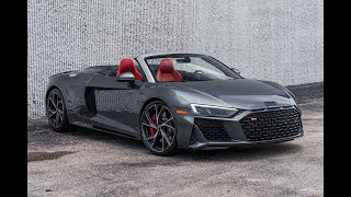2021 Audi R8 5.2 V10 Spyder With The Premium Pack Interior Carbon Pack Full Walkthrough