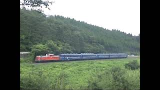 DD51＋12系客車の普通列車～烏山線鴻野山(on the Karasuyama line, Tochigi)