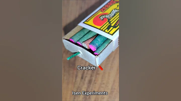 DIY Match Cracker #experiment #firecrackers #fireworks #crackers #lifehack