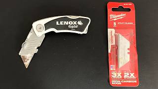 How to Change the Razor Blade in a LENOX Gold Folding Utility Knife | Easy Tutorial
