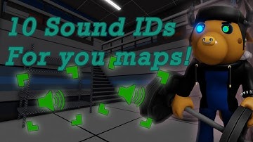 10 Sound id for yor piggy maps! [Piggy Build Mode]