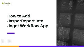 How to add JasperReport into Joget Workflow App