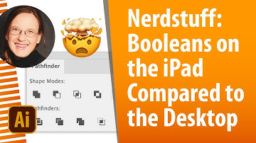 Boolean Operations in Illustrator on the iPad Compared to the Desktop