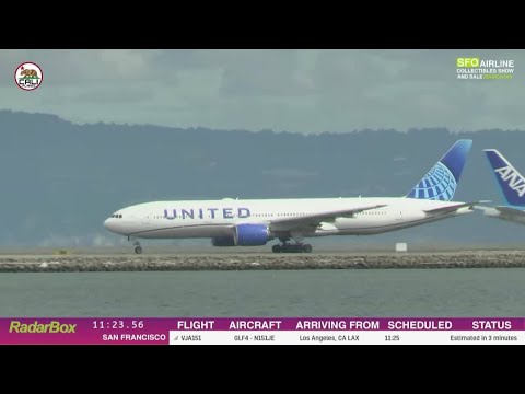 United Airlines flight wheel falls off