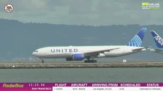 United Airlines flight wheel falls off