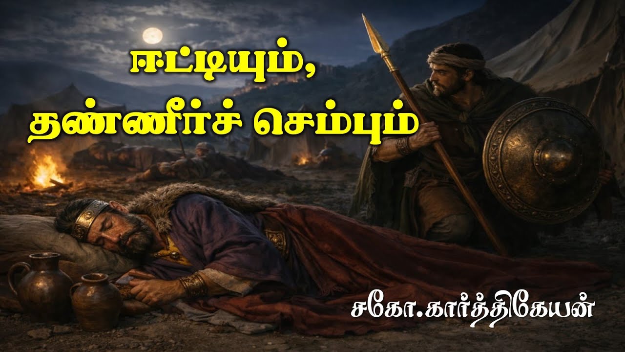 ஈட்டியும், தண்ணீர் செம்பும் | சகோ.கார்த்திகேயன்