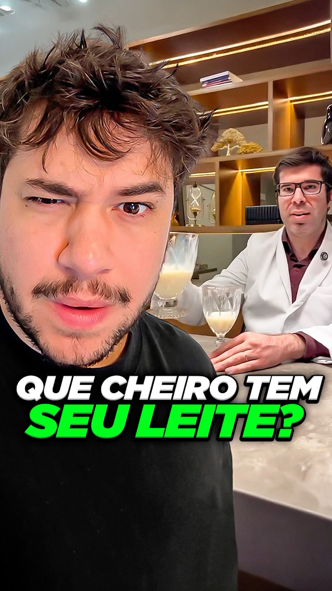 cheiro do leite... #livedobrino #humor #MundinhoBrino