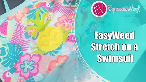 Siser EasyWeed Stretch on a Swim Suit