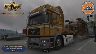 ETS2 1.58 Mods MAN F2000 Commander - EVR Realistic Sound &amp; Agricultural Transport [POV]