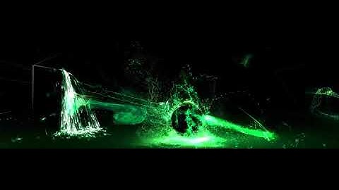 CG Animation Of Light Effects - Free Stock Creative Commons Video