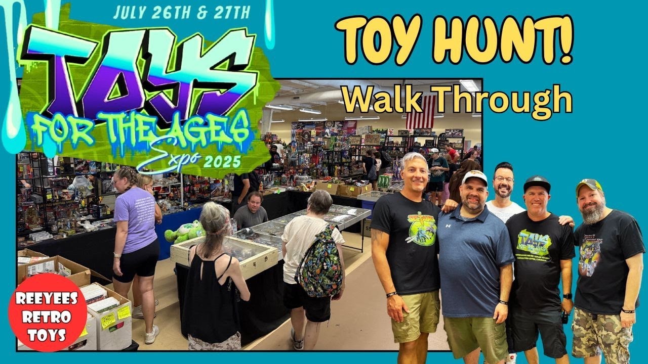TOYS FOR THE AGES EXPO 2025!! This PA Toy Show Has IT ALL!!  Toy Hunt & Walk Through