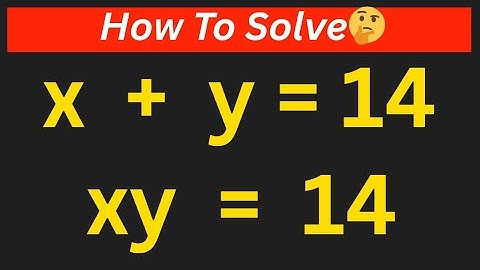 Germany | Can You Solve This???? | Math Olympiad (x,y=?) | Algebra......