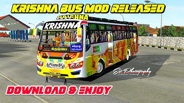 KRISHNA BUS MOD RELEASED😎💥|DOWNLOAD & ENJOY | DON | #tnpvtbuses #estphotography #bussidreviews