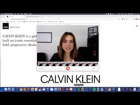 PVHCorp - Calvin Klein Application Video