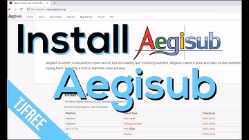 Aegisub: How to Download and Install on Windows 10