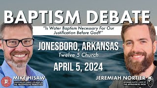 BAPTISM DEBATE | Is Water Baptism Necessary For Justification? Church of Christ vs Reformed Baptist