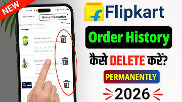 how to delete flipkart order history | how to delete order history on flipkart | New Process