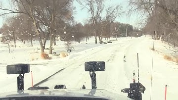 RIDE ALONG: Behind the scenes with a snow plow driver after the storm