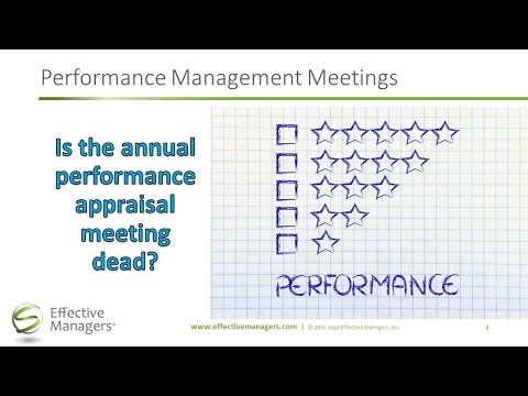 How to Get the Most out of Performance Management Meetings