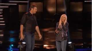 Christina Aguilera ft Blake Shelton - Just A Fool Live On The Voice