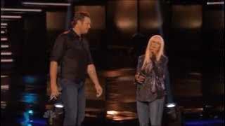 Christina Aguilera ft Blake Shelton - Just A Fool Live On The Voice