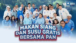 PROGRAM SUSU DAN MAKAN GRATIS UNTUK ANAK INDONESIA BERSAMA PAN