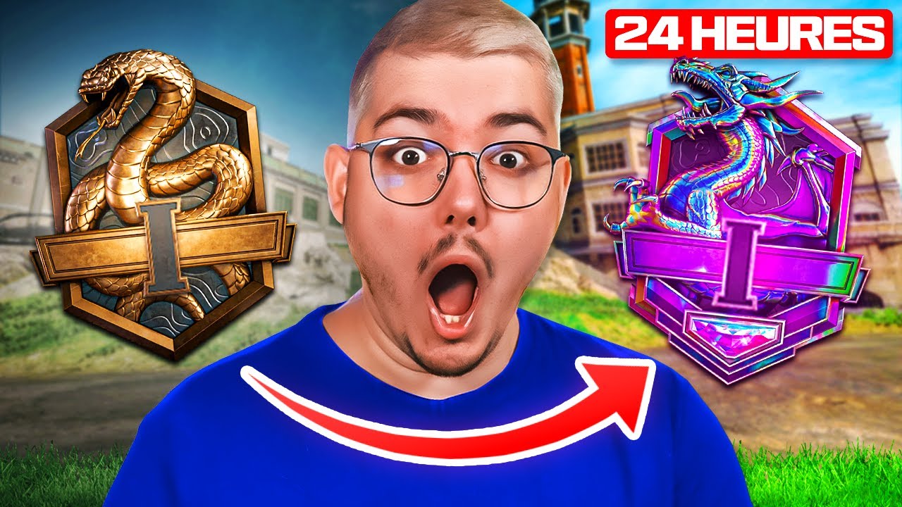 24H en RANKED de BRONZE à IRIDESCENT sur Rebirth island ! (il faut essayer)