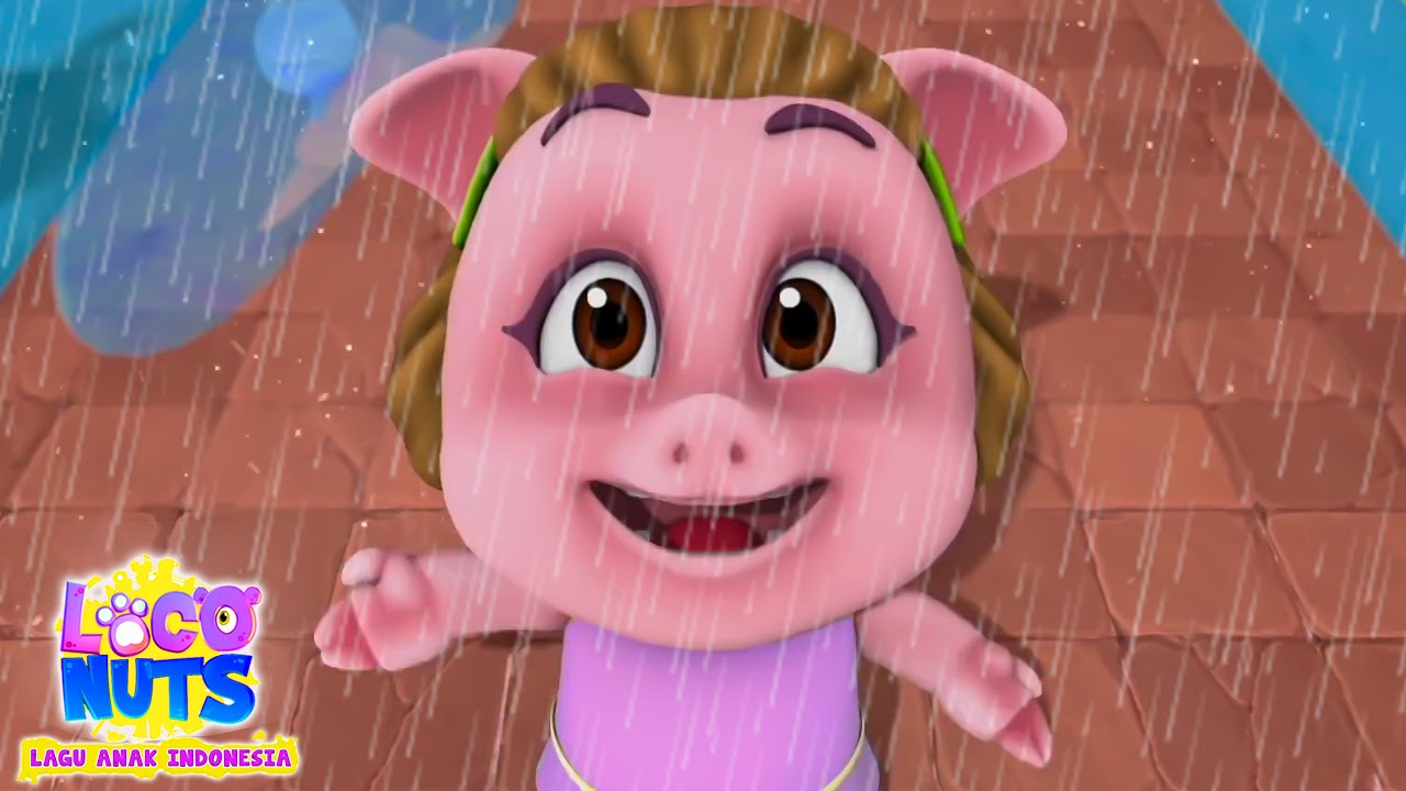 Pioggia Pioggia Vai Via Divertimento Rime | Più Canzone Animata Per Bambini - Loco Nuts