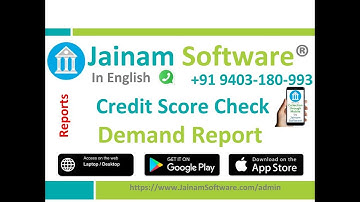 Understand Credit Score & Demand Report| Branch Hierarchy Feature in Jainam Loan Management Software