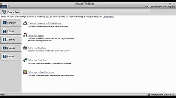 D-Tools SIX - Setting Up SIX