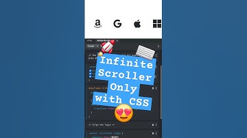 Create an Infinite Scroller only with CSS #quicktips #webdev #tip #webdesign #bootstrap #css #trick