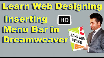 Learn Web Designing HD | Inserting Menu Bar in Dreamweaver HD | - Comprint Multimedia