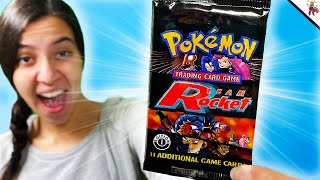 WE OPENED A 1st EDITION POKEMON CARD PACK! Can we pull Rare Dark Charizard?!