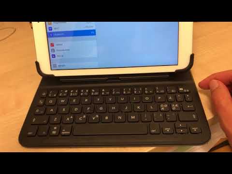 Parkoppling av belkin bluetooth tangentbord med iPad
